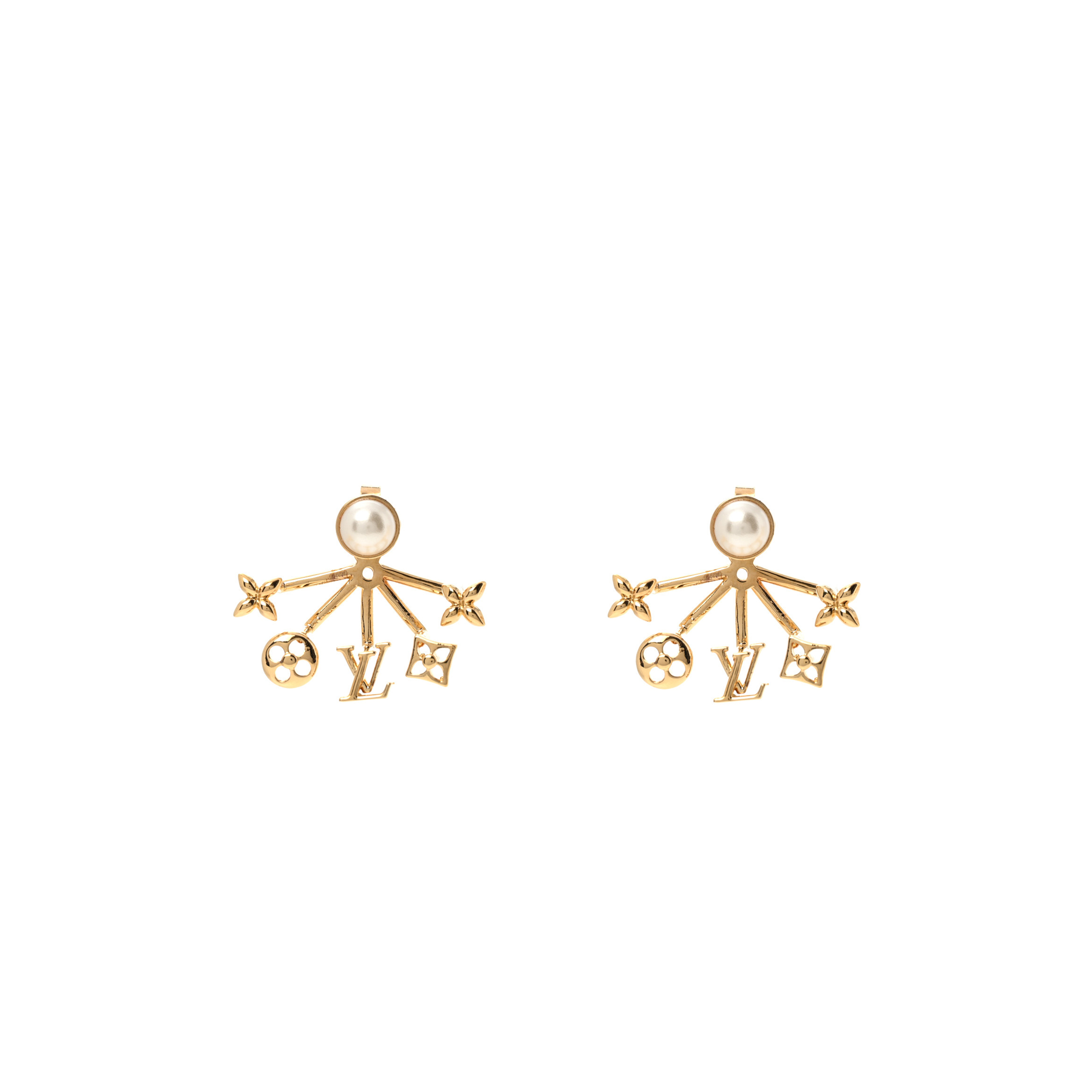 l**is V*t*n metal cruiser earrings gold m00601